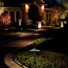 VISTA 4-Pack Cast Aluminum Landscape Path Lights, 12V Low Voltage Landscape Lighting Pathway Lights with 1.5W G4 LED Bulb for Outdoor Walkway Yard Garden Driveway (Black)