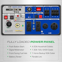 DuroMax XP9500iHT 9,500-Watt Tri Fuel Portable Digital Inverter Generator - Gas, Propane & Natural Gas, Remote Electric Start, Whole Home Power Backup, Transfer Switch Ready, RV & Emergency Ready