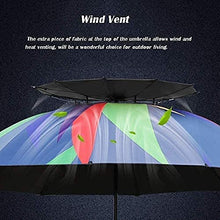 Housewares Sun Parasol Umbrella Garden 7.2ft 2.2m Patio Umbrella, Outdoor Parasol with Tilt Crank for Pool Fishing Beach Use, Waterproof UV Protection, No Base (Color : Style2) ()