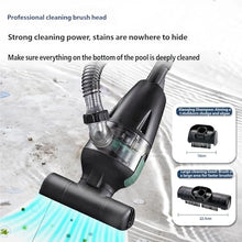 zcjysqav Portable Cordless Pool Vacuum - Spa Hot Tub Cleaner Brush Heads Sand & Debris