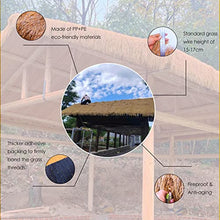 YXXSDP Patio Roof Cover Thatch Artificial, Simulation Thatch Runner Roll Tiki Bar Huts Grass Skirting Roofing, for Outdoor Garden Patio Umbrella Covers (Size : WxL 1x11.5m/3.3x37.2ft)