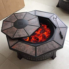 Fire Pits Outdoor Wood Burning Outdoor Fire Large Bonfire Wood Burning Patio Coal Grill Firepit for Outside Grill Charcoal Smokeless Grill with Spark Screen with Cover BBQ Cooking for Outside Camping