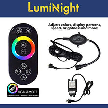 LumiNight 3-Pack 9W Color Changing Bronze Fountain Light Kit, 200 Ft Cord