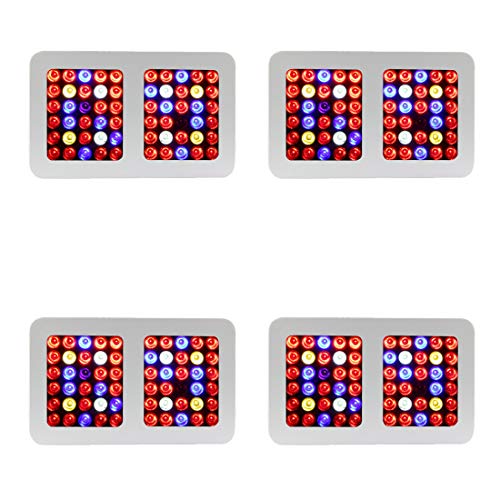 4pieces 300w Indoor Plants Growing Full Spectrum ce rohs tuv cul Plant Growing Light Fixture 300w led Plant Light for Seedlings, Flowers and Fruits (4pcs, 300w)