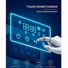 TEDILUVI Countertop, Portable Ice Maker Machine 28lbs/24Hrs 6 Mins/9 Pcs Mini with Self Cleaning