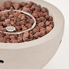 Christopher Knight Home Erato Outdoor 40,000 BTU Fire Pit Bowl (No Tank Holder) - Lightweight Concrete - Light Gray