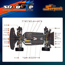 Serpent SRX8 GTE 4WD Brushless RC Car RTR Painted Body