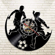 ERTTGWGF Garden Clocks Outdoor Waterproof with Light, Simple and Modern Outdoor Vinyl Record Large Clock for Home Decoration Decoration