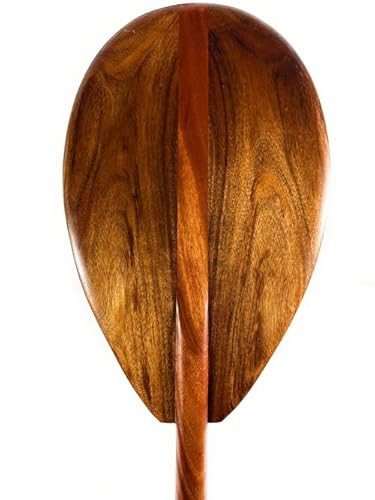 Tikimaster Outrigger Decorative Koa Paddle 50 Inch T-Handle Rich Tone