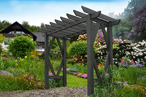Vita Summerwood Craftsman Cedar Arbor Charcoal 91"x40"x85