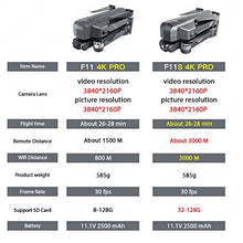 SJRC F11S 4K PRO Drone HD Camera GPS WiFi Gimbal Foldable Quadcopter Black