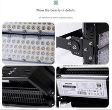 bleslin Super High Brightness Floodlights, LED Square Rectangle Spotlight, Waterproof IP66 Wall Washer Beam Light, for Outdoor Football and Basketball Courts(1000W)
