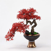 Artificial Bonsai Simulation Bonsai Tree Indoor Artificial Bonsai Trees Home Living Room Lobby Hotel Desktop Decoration Welcome Pine Bonsai Plant for Home Office (Color : A)