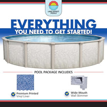 Lake Effect Pools 'Antigua' 18 ft Round Above Ground Swimming Pool