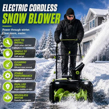 3500 W Electric Snow Blower Cordless for Patio and Walkway