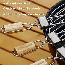 SPXTOM 50 pcs BBQ Needle Sticks, Bifurcated Kabob Skewers, Stainless Steel skewers Grilling, Reusable, not Easy to Break, for Appetizers, Fruit