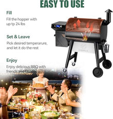 Z GRILLS 7002C Outdoor BBQ Grill, 697 sq in, PID 3.0