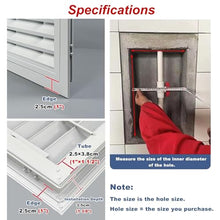 Ventilated Access Panel with Louvered Plate, Air Vent Access Hatch for Plumbing/Drywall, 12x16 18x22 28x32 36x36 38x48 Inch Large Wall Hole Cover Inspection Door(30x48in)