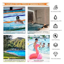Pool Handrail Pool Stair Rail Pool Railings Pool Safety Hand Rail, Pool Railing, 304 Stainless Steel Kit, Silver, Rustproof Pool Handrail(1 - pcs)