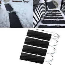 OIAJMJVED Snow Melting Mat - Anti-Slip Rubber Mat for Winter Snow and Ice Removal | 360W Waterproof Heating Pad(40x200cmx4Pcs)