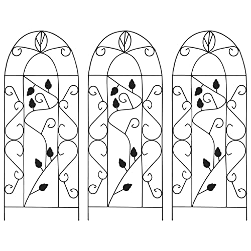 3 PCS Outdoor Iron Climbing Plant Frame, Garden Metal Climbing Frame