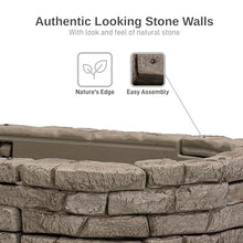 RTS Home Accents Rock Lock Raised Garden Bed Kit 96" Oval