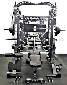 MiM USA Hercules 1001 Commercial Smith Machine and Functional Trainer Black