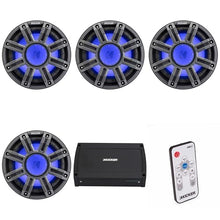 KICKER 10-Inch Premium Marine Subwoofer & 48KXMA12002 Marine Amp Bundle
