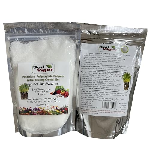 Efficient Watering and Fertilization with Potassium SAP for Reduced Watering and Improved Plant Health (40, Pounds)