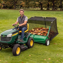 Garvee 52" Lawn Sweeper Tow Behind with 33.55 Cu. ft. Hopper
