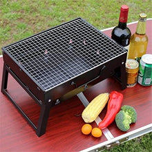 Portable Compact Charcoal BBQ Grill Cooker Bars Smoker Outdoor Camping Foldable Picnic Barbecue Tools