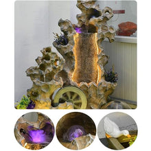 GLigeT Outdoor Water Fountain Chinese Courtyard Rockery Water Decoration, Fish Pond Balcony Garden Taihu Stone Landscape Decoration, Into The Outdoor Layout Landscape Outdoor Fountain