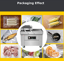 INTSUPERMAI Commercial Two Chamber Vacuum Sealer Stainless Steel Silver
