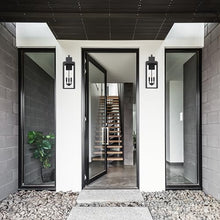 Crystorama Byron 3 Light Matte Black Outdoor Sconce
