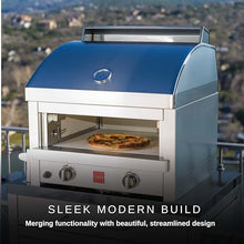 Fuego F27S-Pizza Table Top All 304SS Pizza Oven, Stainless Steel