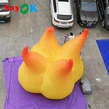 SAYOK Giant Inflatable Flame Model with Blower 16.4ft Tall
