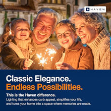 Haven Lighting Smart Phone Controlled Up LED Lights, Landscape Lighting Kit - Exterior House Lighting, Aluminum 8-Pack