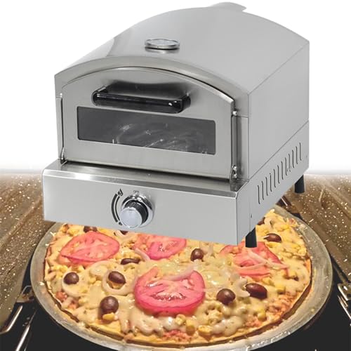Beachtiful Gas Pizza & Food Outdoor Oven for Camping, Backyard, Tailgating|Stainless Less Pizza Maker, Cooking Pizza Steak Fish Chicken and More