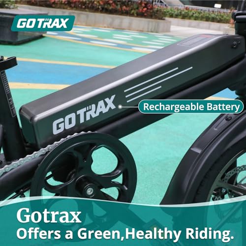 Gotrax S3 16" Folding Electric Bike 500W 25Miles Range 20Mph Black