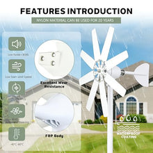 14000W 8 Blades High Efficiency Wind Turbine Generator