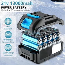 Electric Snow Blower,Featherlight Design Suits Every Family Member, Detachable Compact Size Stores Behind the Door, Clears Properties and Paths Fast 1Battery