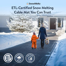 SNOWMELTZ 130 Sqft Embedded Heated Driveway System
