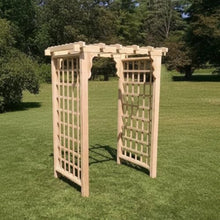 Keystone Amish Co. Bainbridge Pressure Treated Pine Arbor, 6-Foot, Natural Stain