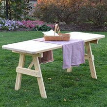 Furniture Barn USA Pressure Treated Pine 6' Traditional Table, Unfinished