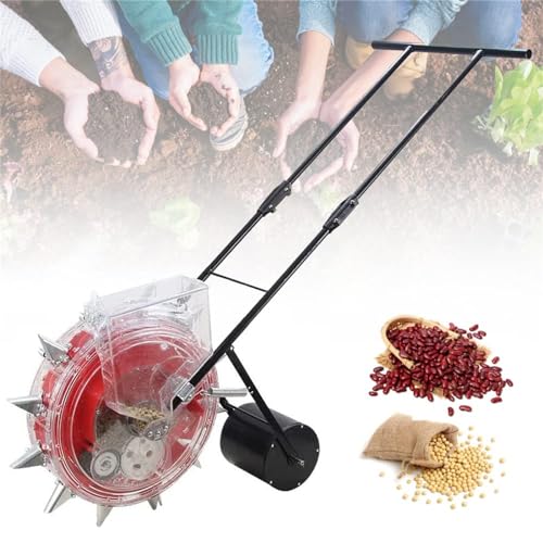 Fertiliser Spreader,Roller Corn Seeder,Garden Seed Planter Spreader,Handheld Seeding Machine,Lawn & Garden Spreaders,Planting Depth 3.5-7.8 cm,Different Specifications,6holes
