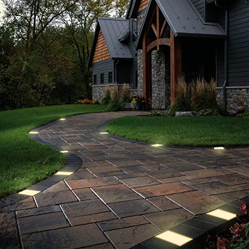 LUMENGY Paver Light 4x8 Inch 2700K Warm White Brick Lighting (8-Pack)