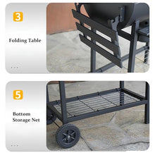 SASCX11 Charcoal BBQ Grill,Portable Barbecue,