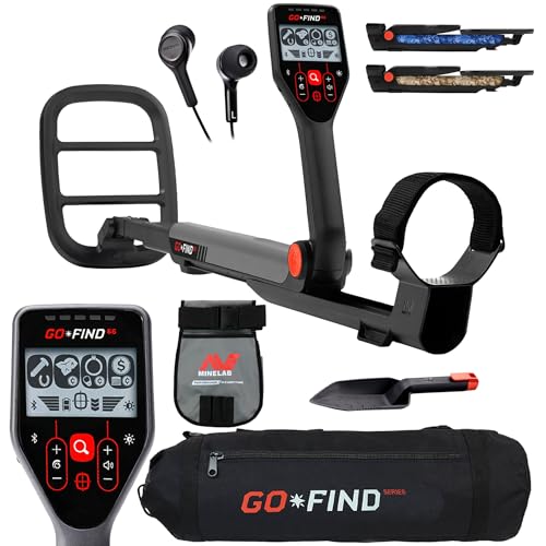 Minelab GO FIND 66 Metal Detector with Black Transport Carry Bag and Finds Pouch