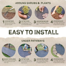 Dewitt UltraWeb 3000 Ground Cover Mat, 4 x 300 Feet, Rolled, Black, 5-Pack