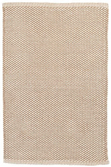 Dash & Albert Pebble Performance Area Rug 8' x 10' Neutral Solid Handwoven Washable Pebble Neutral